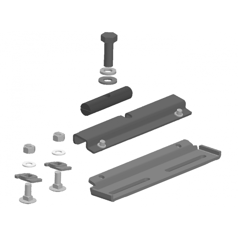 Gutter Mount Leg to Track Adapter