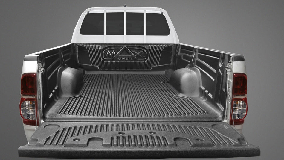 XS21407101TOD27 MAXLINER BEDLINERS Toyota Hilux J Deck DC 2015 Onward Over Rail Cut out for headboard
