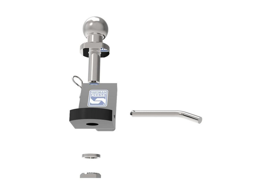 Towball Mount Kit 75mm drop, 44mm rise, 200mm length