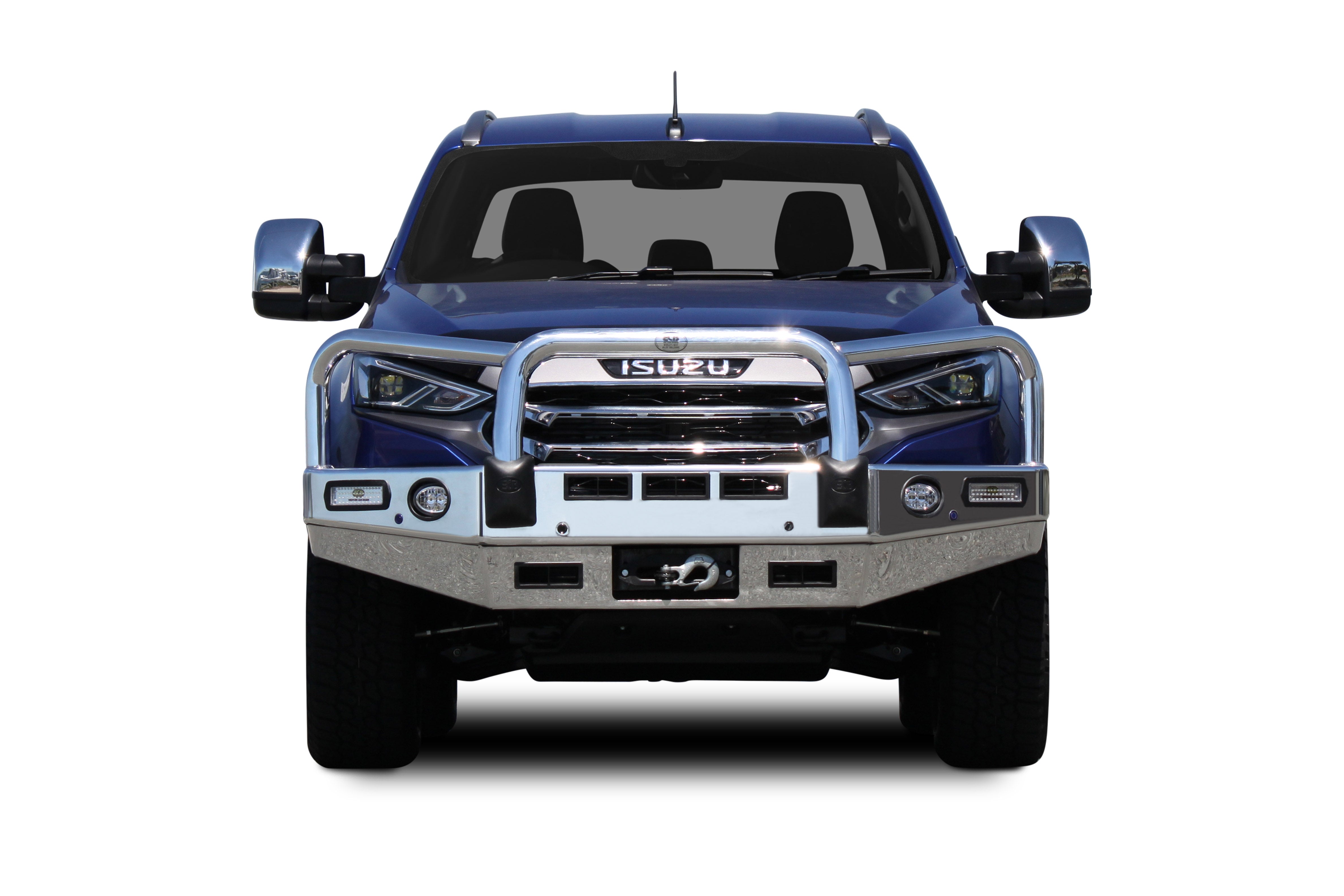 (EAIZ81SYP) ISUZU MU-X Triple Hoop Winch Bar (06/21 to ) – Bars N Racks