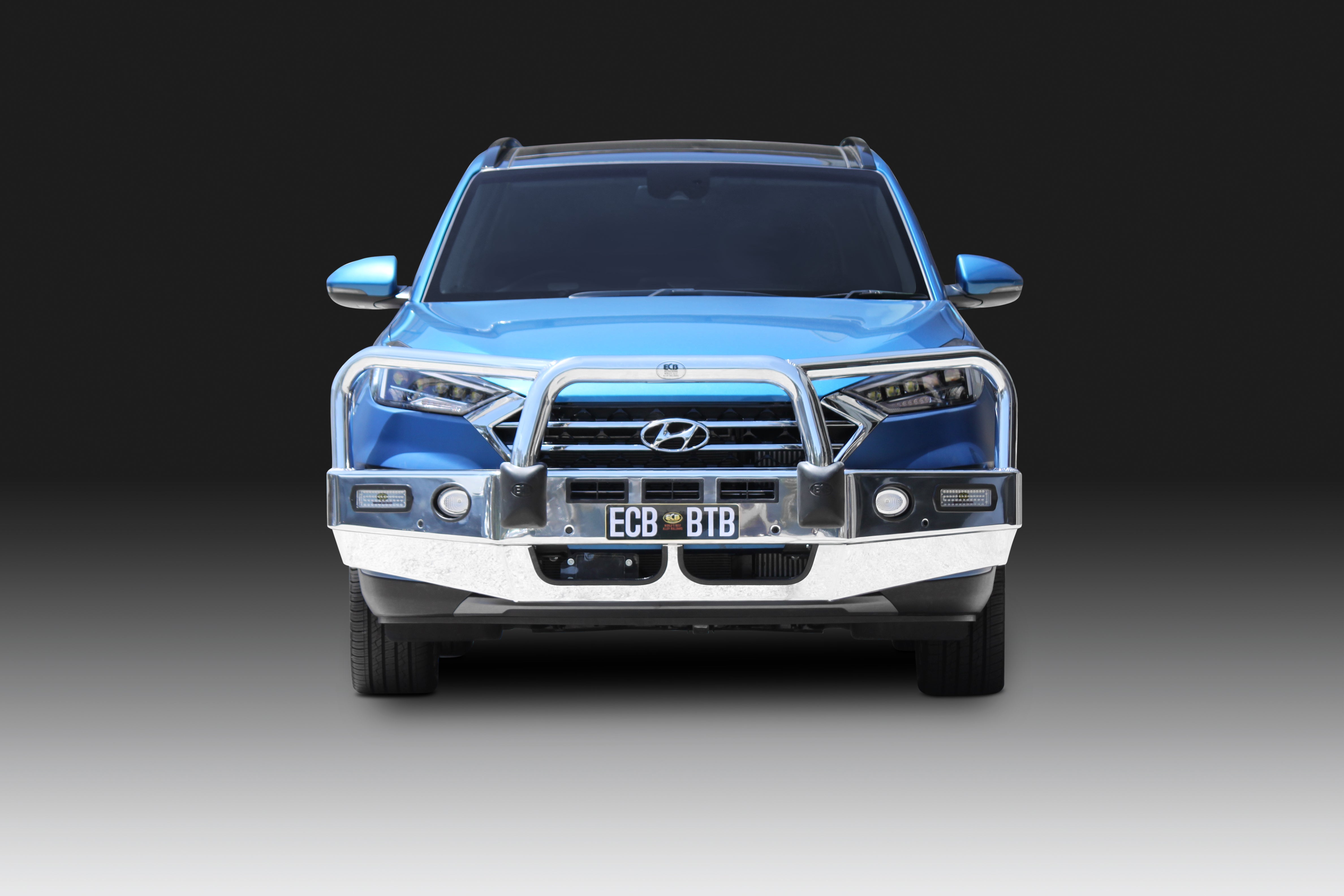 Hyundai Tucson Bullbar With Bumper Lights (06/18 To 12/20) – Bars N Racks