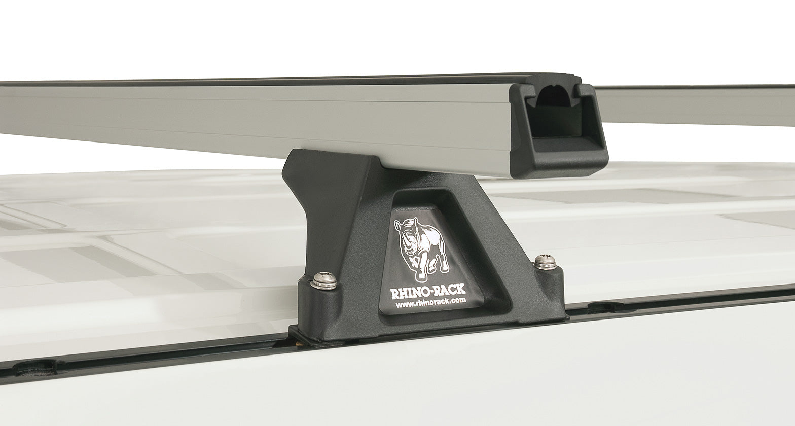 Heavy Duty Rltf Silver Trackmount 2 Bar Roof Rack