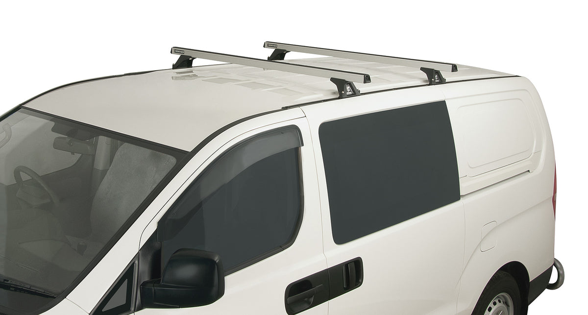 Heavy Duty Rltf Silver Trackmount 2 Bar Roof Rack