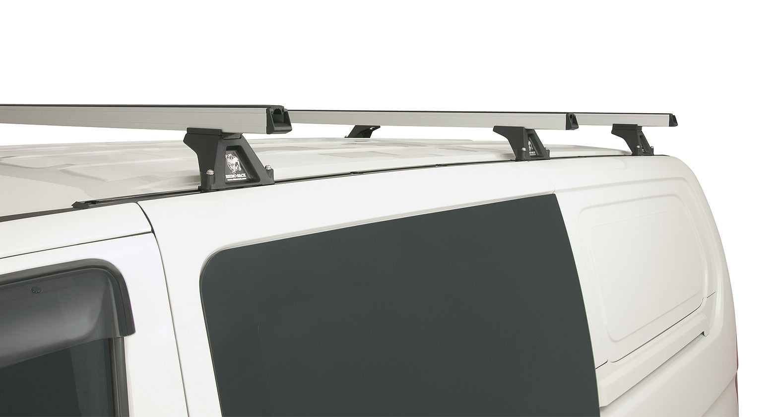 Heavy Duty Rltf Trackmount Silver 3 Bar Roof Rack