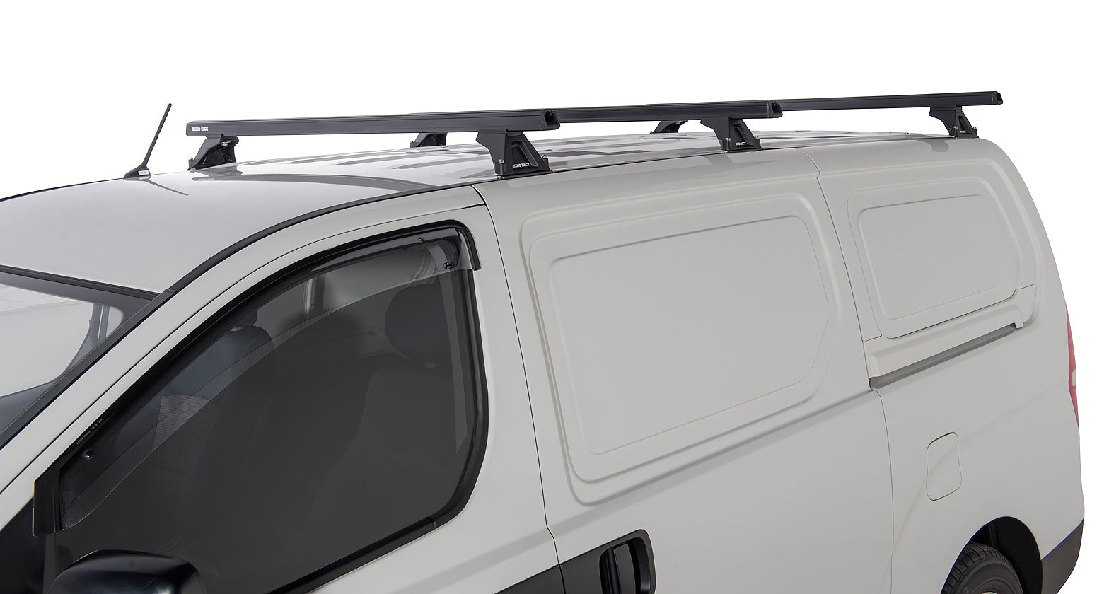 Heavy Duty Rltf Black 3 Bar Roof Rack