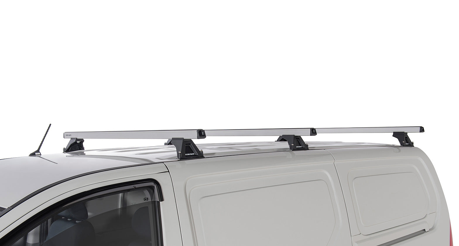 Heavy Duty Rltf Silver 3 Bar Roof Rack