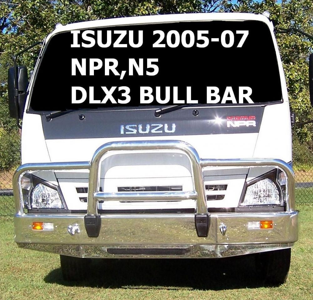 Isuzu Nnr N5 Deluxe 3 Bullbar With Towpin (/05 To /07)