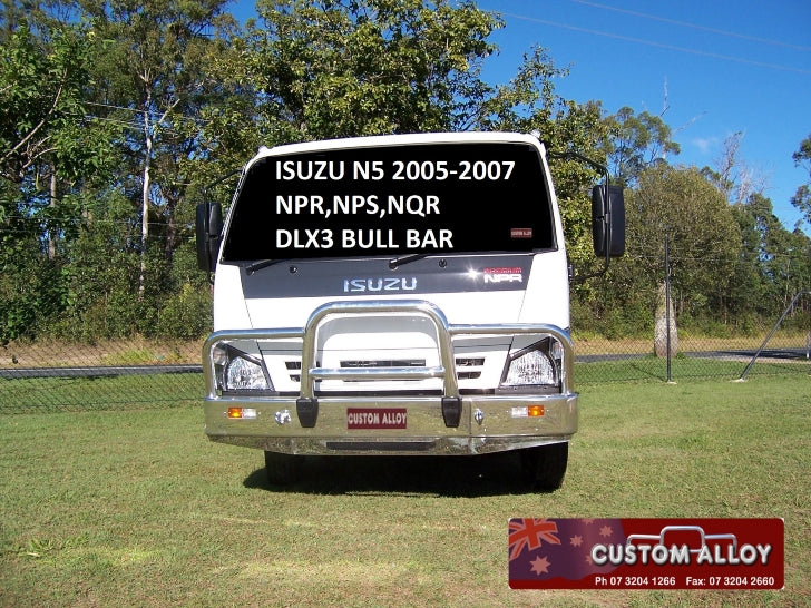 Isuzu Nps N5 Deluxe 3 Bullbar With Towpin (/05 To /07)