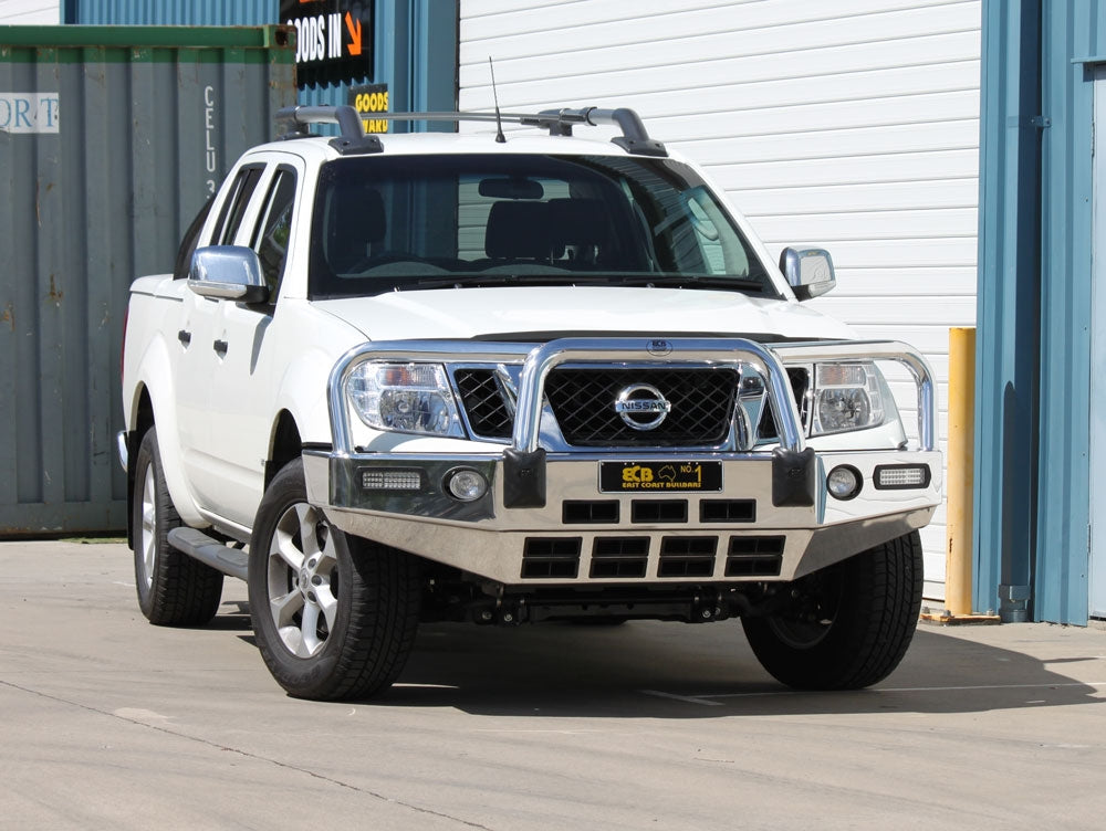 Nissan Navara D40 Bullbar With Bumper Lights (/11 To 03/15)