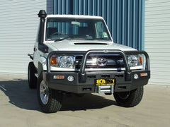 Toyota Landcruiser 78 Series Winch Bullbar With Bumper Lights (03/07 To 08/09)