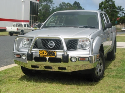 Nissan Navara D40 Bullbar With Bumper Lights (/05 To 03/15)