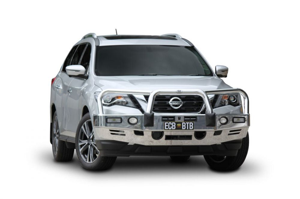 Nissan Pathfinder R52 Series 2 & 3 Bullbar With Bumper Lights (12/16 To 06/22)