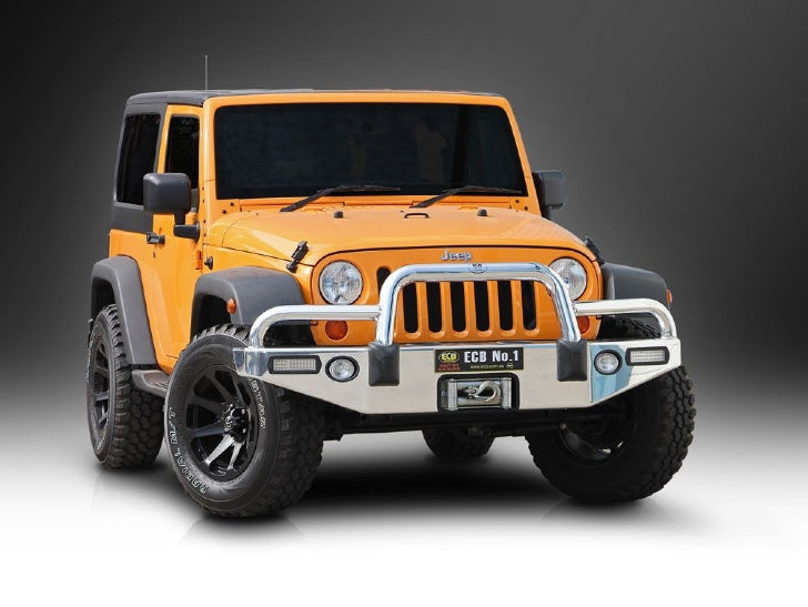 Jeep Wrangler Jk Winch Bullbar With Bumper Lights (/08 To 04/18)