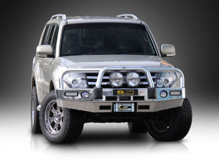 Mitsubishi Pajero Ns Winch Bullbar With Bumper Lights (11/06 To 11/08)