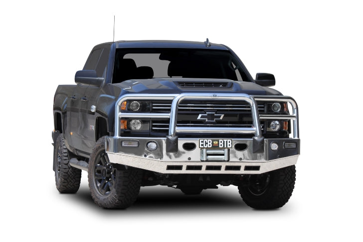 Chevrolet Silverado 2500Hd Winch Bullbar With Bumper Lights (09/14 To 03/18)