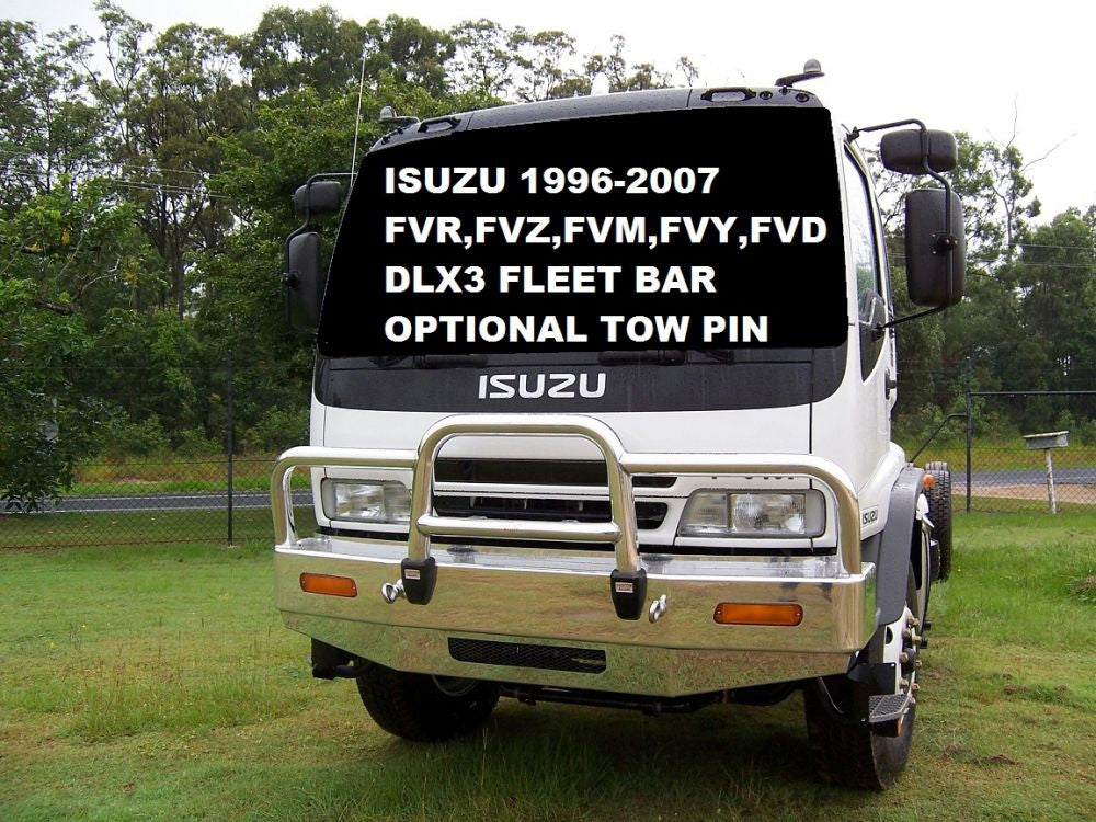 Isuzu Fvd (F3) Deluxe 3 Bullbar With Towpin (/03 To /05)