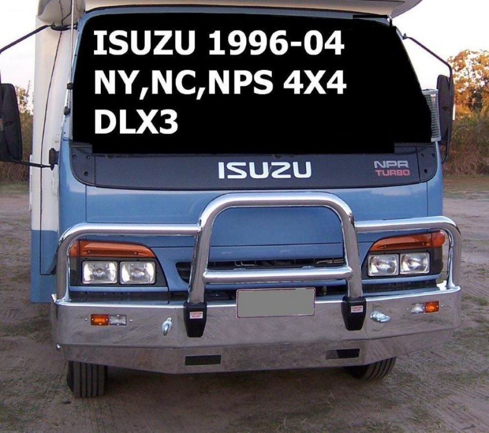 Isuzu Nnr Nc Deluxe 3 Bullbar With Towpin (/96 To /04)