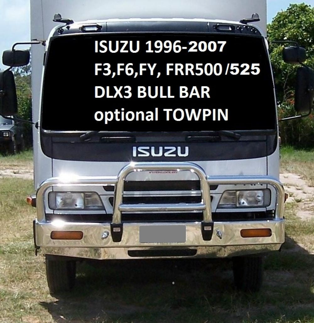 Isuzu Frr Deluxe 3 Bullbar With Towpin (/96 To /02)