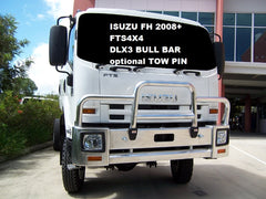 Isuzu Fts (Fh) Deluxe 3 Bullbar With Towpin (/08 To )