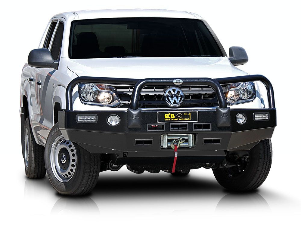 Volkswagen Amarok Bullbar Winch Compatible With Bumper Lights (07/10 To 08/16)