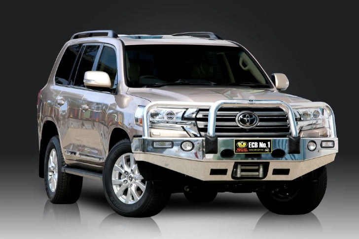 Toyota Landcruiser 200 Series Winch Bullbar With Bumper Lights (01/16 To 06/21)