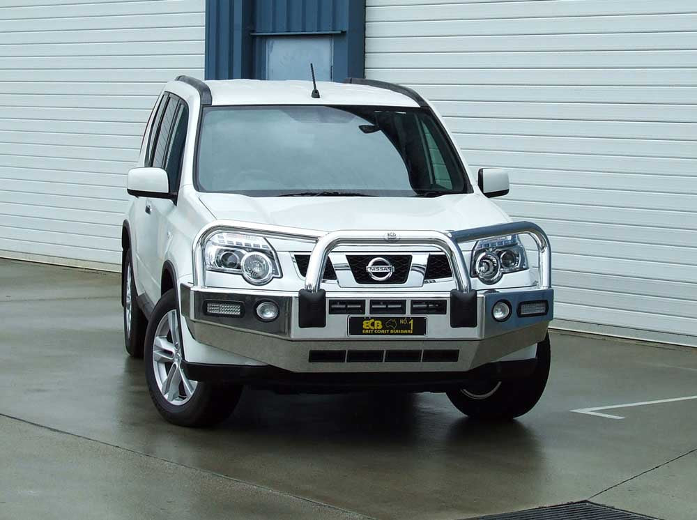 Nissan X-Trail T31 Bullbar With Bumper Lights (08/10 To 02/14)