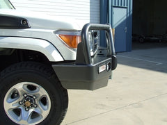 Toyota Landcruiser 78 Series Winch Bullbar With Bumper Lights (03/07 To 08/09)