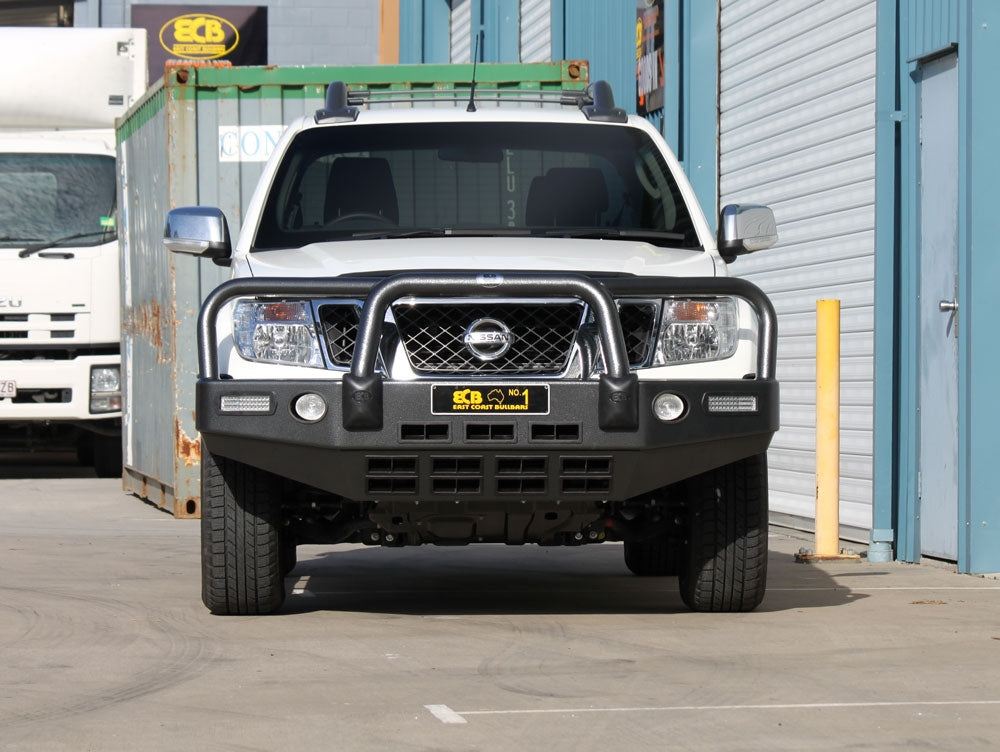 Nissan Navara D40 Bullbar With Bumper Lights (/12 To 03/15)