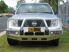 Nissan Navara D40 Bullbar With Bumper Lights (/05 To 12/11)