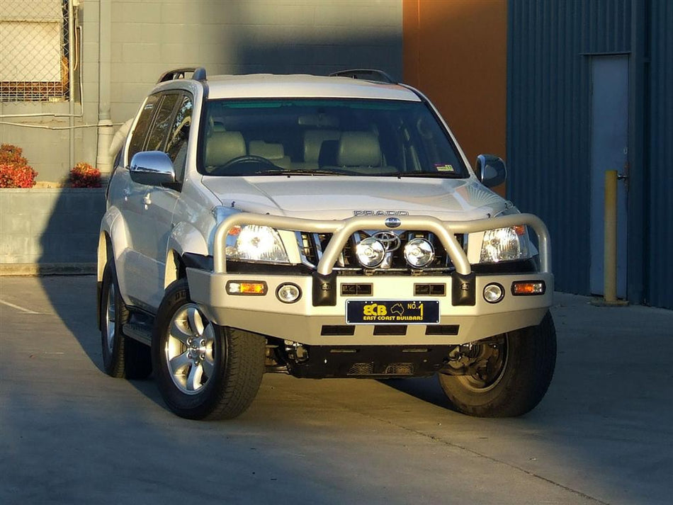 Toyota Prado 120 Series Bullbar With Bumper Lights (03/03 To 10/09)