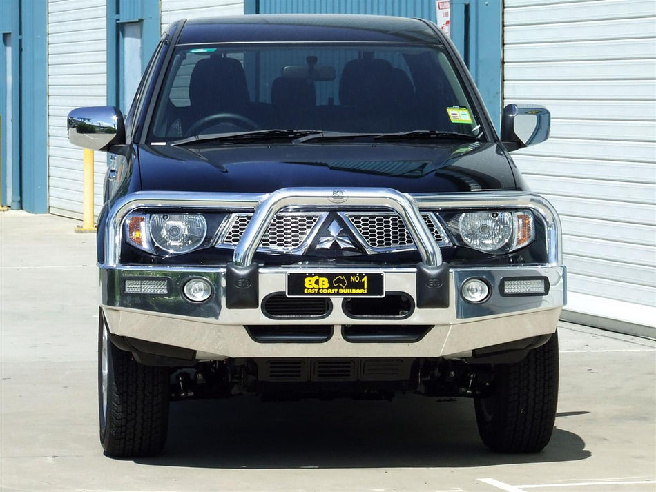 Mitsubishi Triton Mn Bullbar With Bumper Lights (09/09 To 12/14)