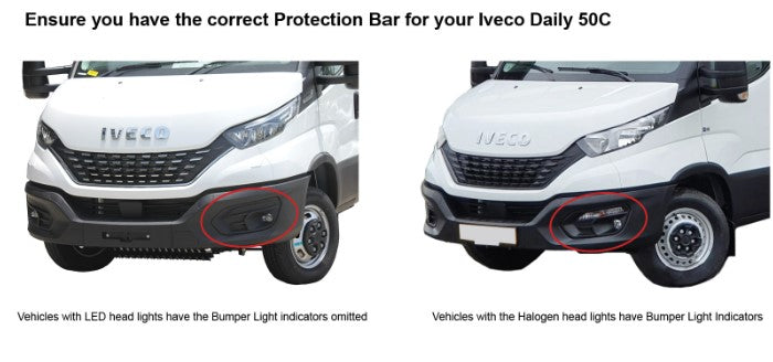 Iveco Daily 50C/45C Bullbar With Bumper Lights (01/21 To )