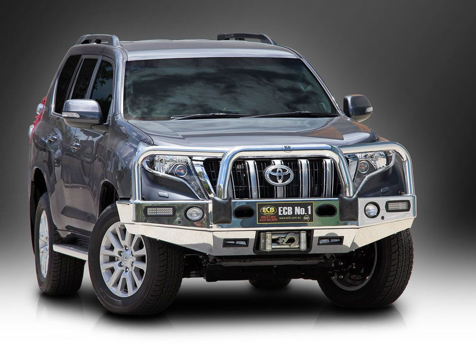 Toyota Prado 150 Series 2 Winch Bullbar With Bumper Lights (11/13 To 10/17)