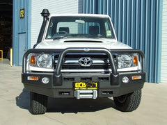 Toyota Landcruiser 78 Series Winch Bullbar With Bumper Lights (08/09 To 10/16)