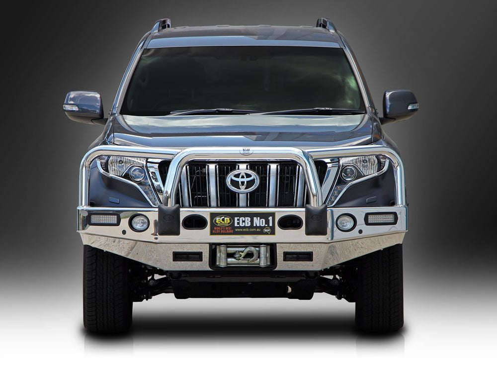 Toyota Prado 150 Series 2 Winch Bullbar With Bumper Lights (11/13 To 10/17)