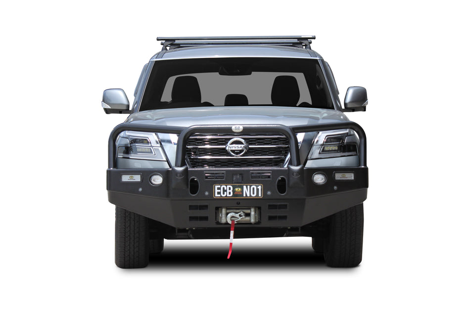 Nissan Patrol Y62 Winch Bullbar With Bumper Lights (08/19 To )