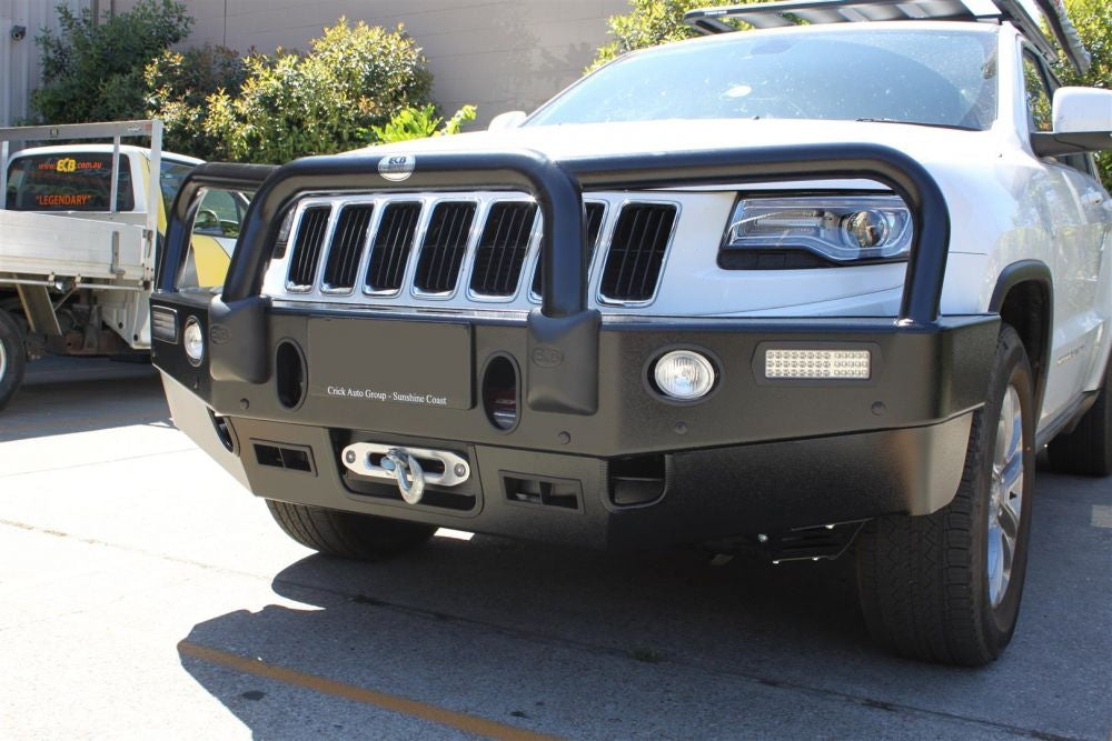 Jeep Grand Cherokee My14 Laredo Winch Bullbar With Bumper Lights (06/13 To 03/17)