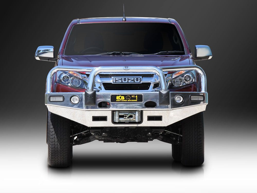 Isuzu D-Max Winch Bullbar With Bumper Lights (06/12 To 01/17)