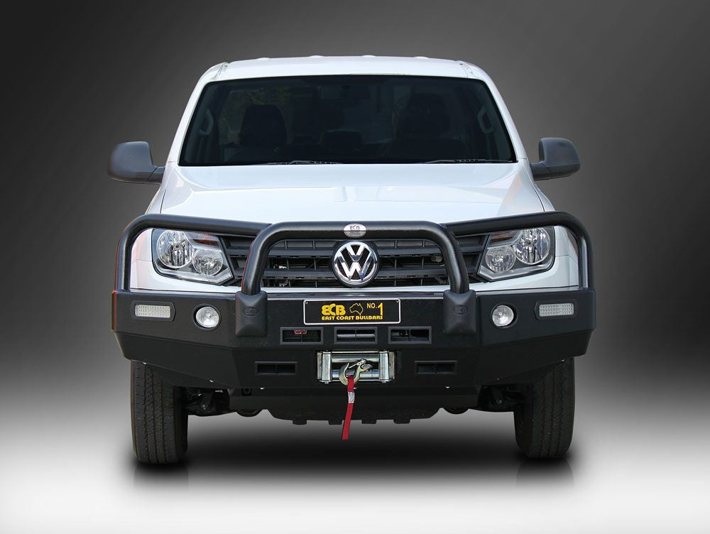 Volkswagen Amarok Bullbar Winch Compatible With Bumper Lights (07/10 To 08/16)