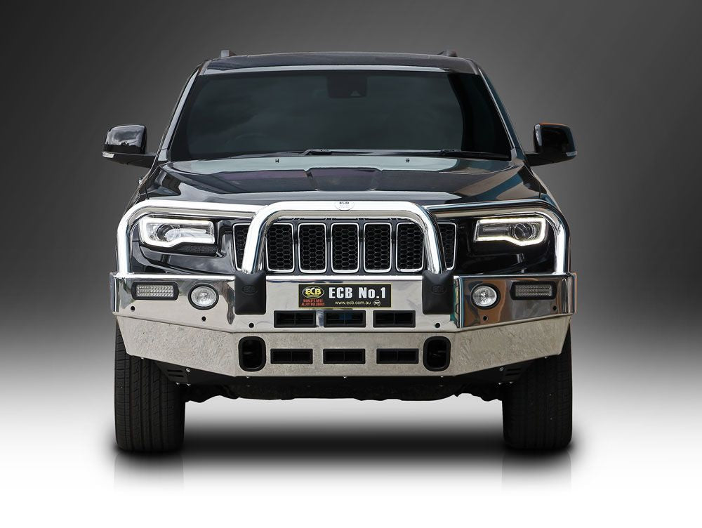 Jeep Grand Cherokee My14 Laredo Bullbar With Bumper Lights (06/13 To 03/17)