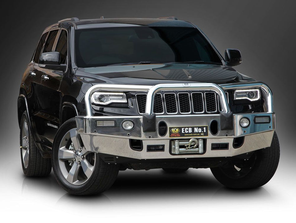 Jeep Grand Cherokee My14 Laredo Winch Bullbar With Bumper Lights (06/13 To 03/17)