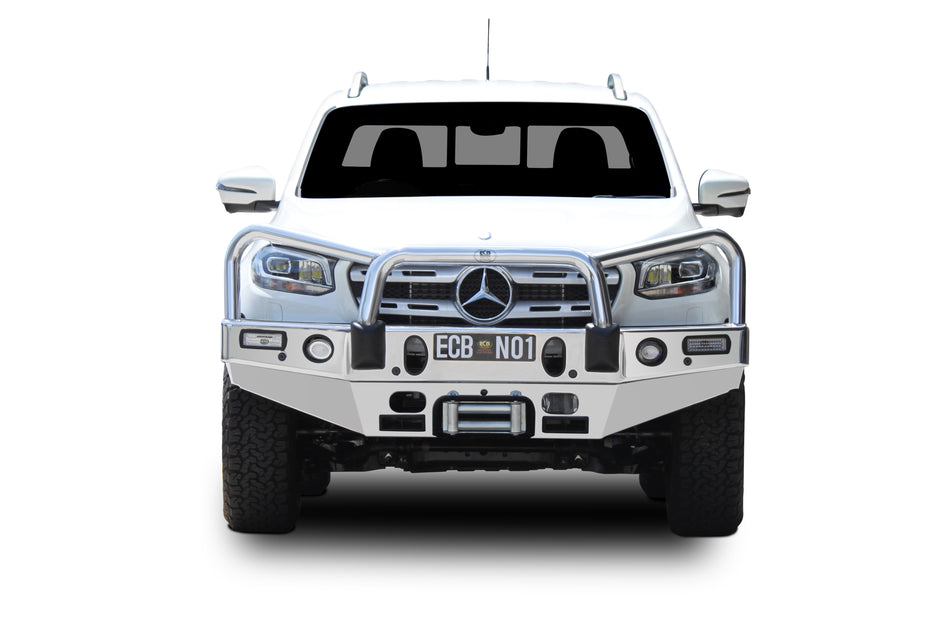 Mercedes-Benz X Class V6 Winch Bullbar With Bumper Lights (11/18 To )