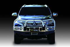 Mitsubishi Pajero Sport Winch Bullbar With Bumper Lights (05/16 To 11/19)