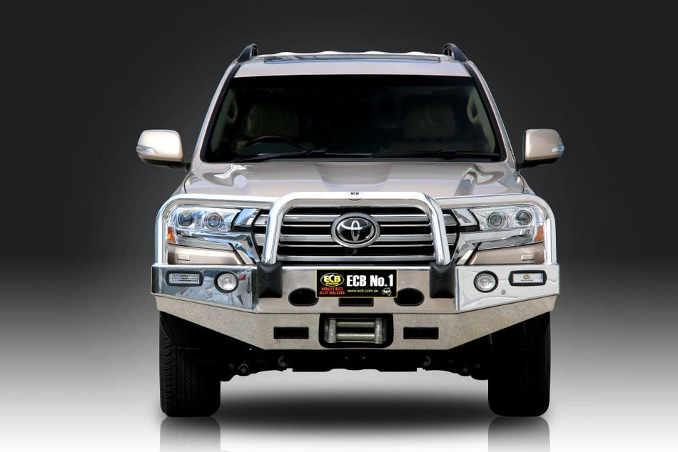 Toyota Landcruiser 200 Series Winch Bullbar With Bumper Lights (01/16 To 06/21)