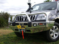 Toyota Prado 120 Series Bullbar Winch Compatible With Bumper Lights (03/03 To 10/09)