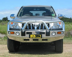 Toyota Prado 120 Series Bullbar With Bumper Lights (03/03 To 10/09)