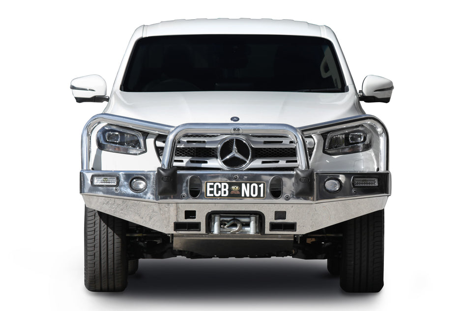 Mercedes-Benz X Class Winch Bullbar With Bumper Lights (04/18 To )