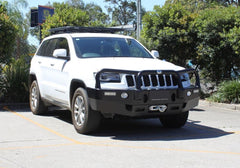 Jeep Grand Cherokee My14 Limited Winch Bullbar With Bumper Lights (06/13 To 03/17)