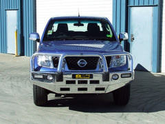 Nissan Navara D40 Bullbar With Bumper Lights (05/10 To 11/11)