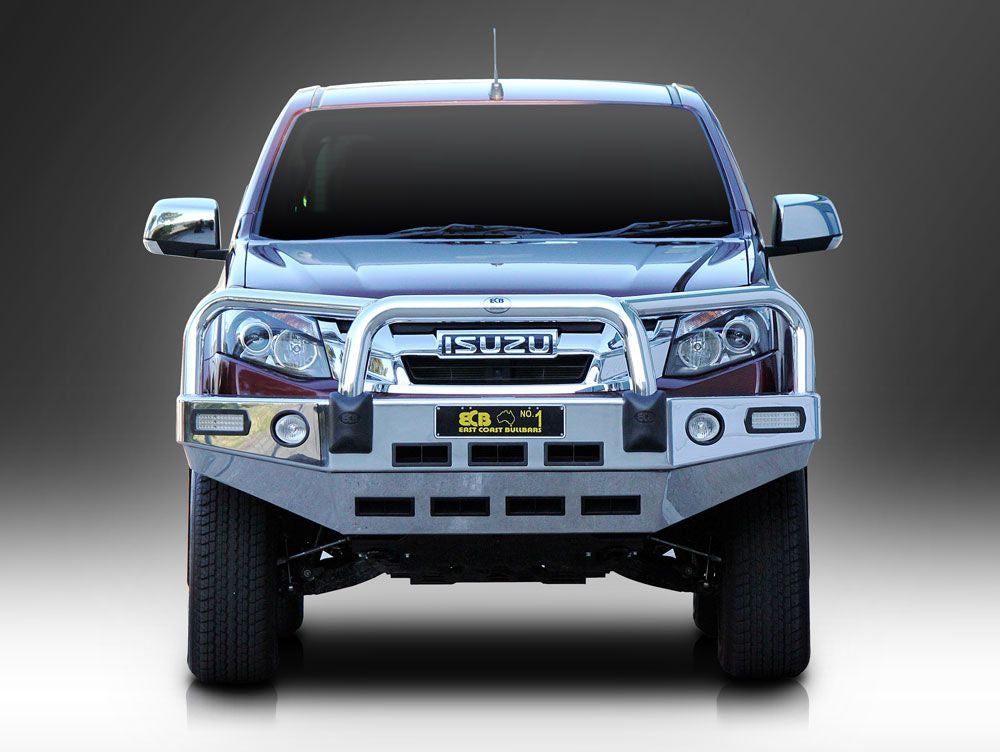 Isuzu D-Max Bullbar With Bumper Lights (06/12 To 01/17)